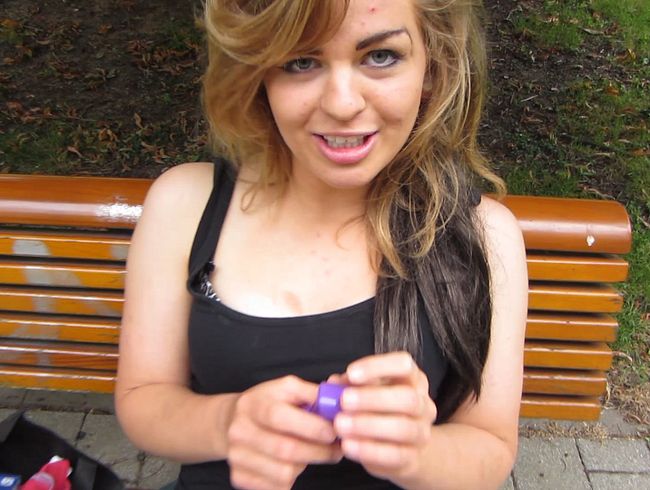 Öffentlicher ORGASMUS mitten in FRANKFURT